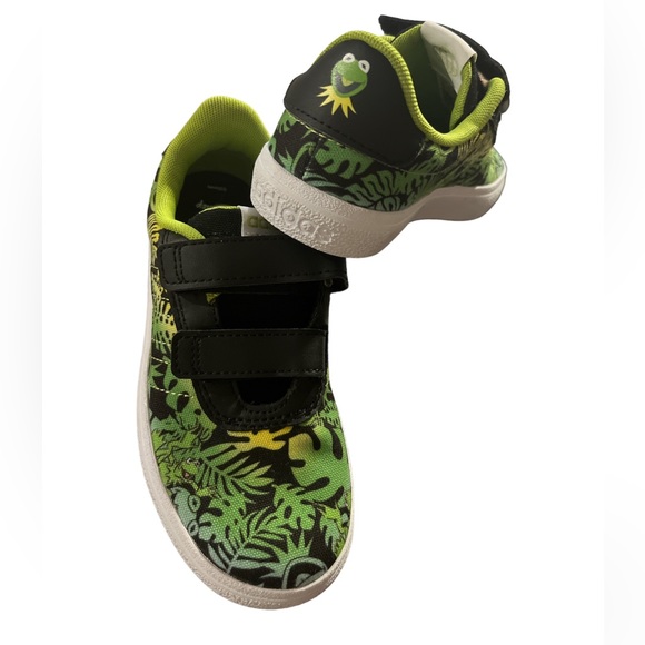 Kids Size 13 Disney Kermit the Frog Muppets x Adidas Vulc Raid3r. - Picture 3 of 7